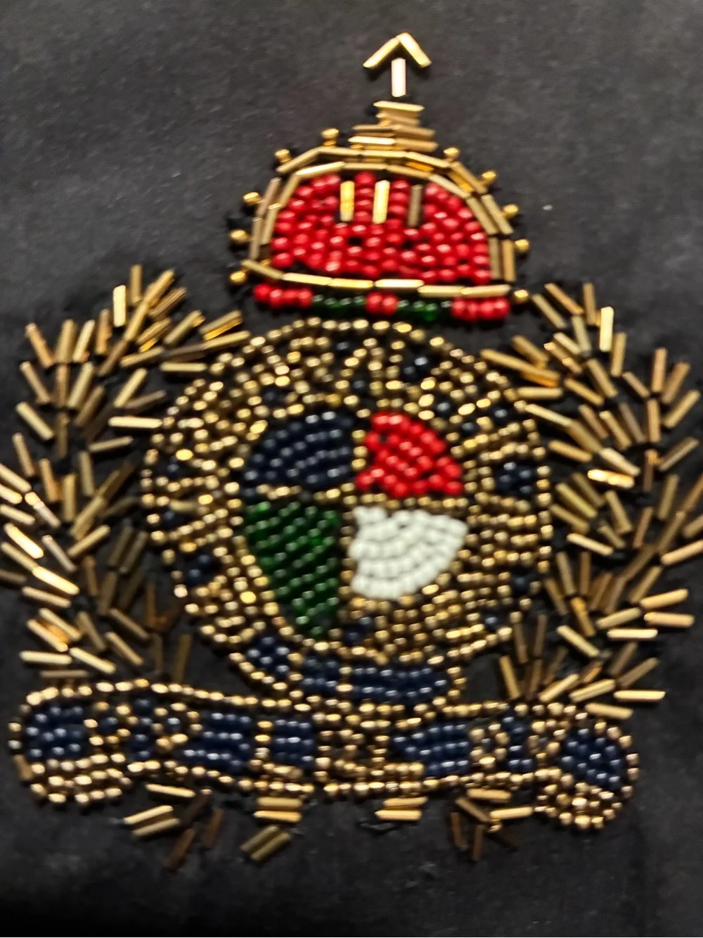 Lauren Ralph Lauren Black Long-Sleeve Button-Up Shirt with Embroidered Crest - Picture 4 of 7